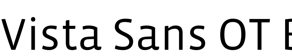 Vista Sans OT Book cкачати шрифт безкоштовно